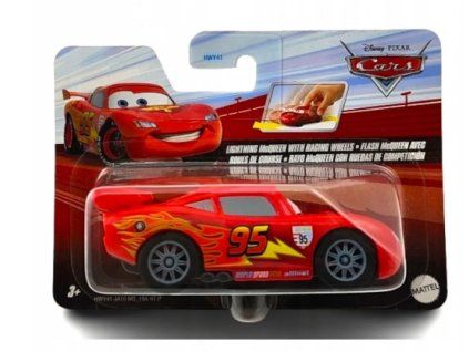 Disney Cars On The Road Lightning Mcqueen With Racing Wheels
