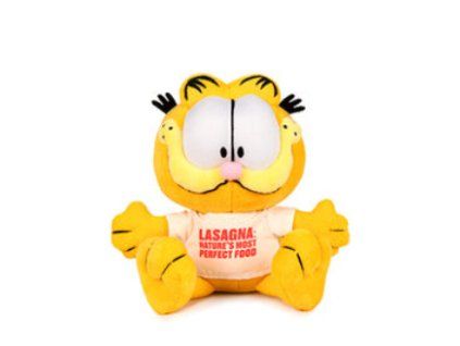 Plyšová hračka Garfield bílé tričko 20cm