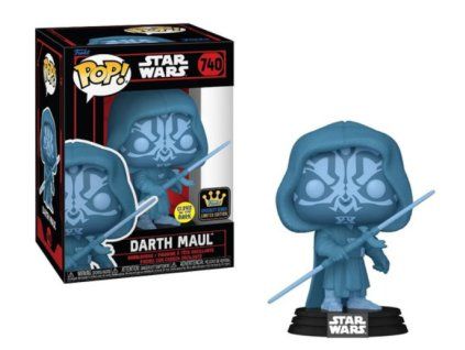 Funko Pop! 740 Disney Star Wars Dark Side Darth Maul Glows in the Dark