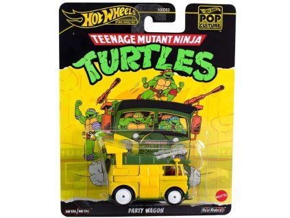 Hot Wheels Premium Pop Culture Teenage Mutant Ninja Turtles Party Wagon
