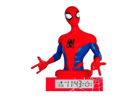Lampička s budíkem Marvel Spiderman 3D