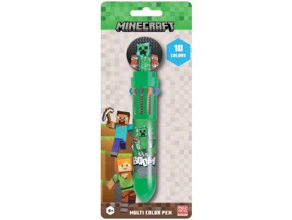 Vícebarevná propiska Minecraft 10 barev