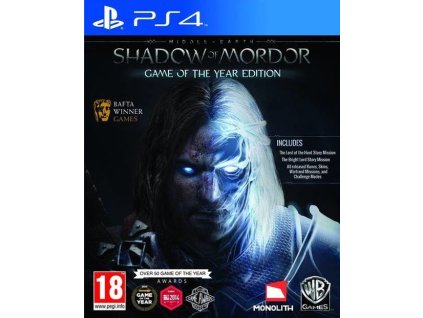 PS4 Middle Earth Shadow of Mordor GOTY Edition