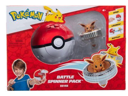 Pokémon Battle Spinner Pack Eevee a Poké Ball