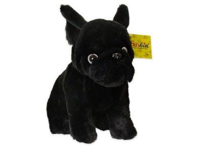 Plyšová hračka Bulldog 35cm černý