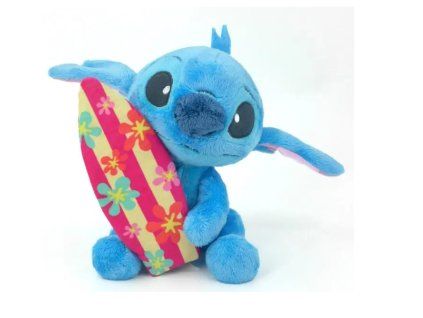 Plyšová hračka Stitch se surfem 35cm
