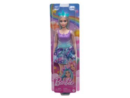 Barbie Pohádková víla Jednorožec fialová