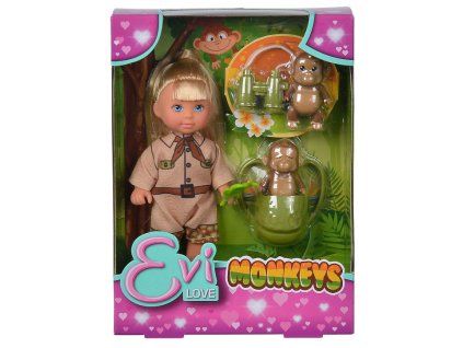 Panenka Evi Love Monkeys 12cm