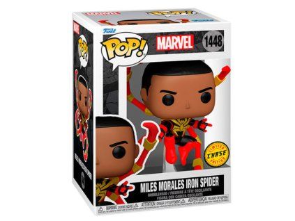 Funko Pop! 1448 Marvel Spider Man Miles Morales Iron Spider Limited Chase