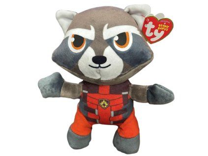 Plyšová hračka Ty Beanie Boos Marvel Rocket