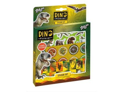 Dárkový box se samolepkami Dino