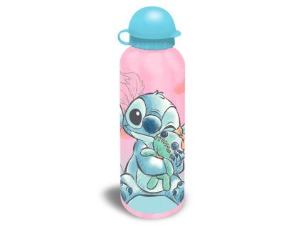 Hliníková láhev Disney Stitch růžová 500ml