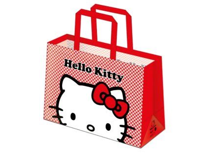Nákupní taška Hello Kitty červená