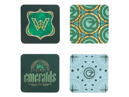 Set podtácků Wicked Emerald City