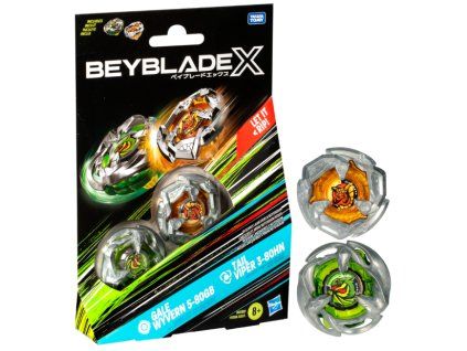 Beyblade X Dual Pack Gale Wyvern 5 80GB and Tail Viper 3 80HN