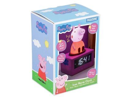Lampička s budíkem Prasátko Peppa