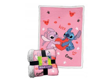 Hřejivá deka Disney Stitch Love