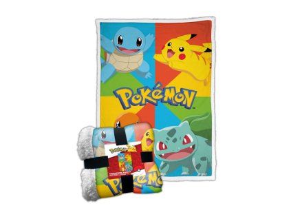 Hřejivá deka Pokémon Multicolor