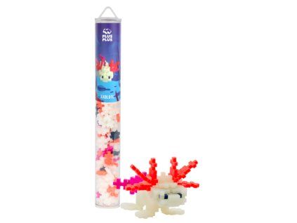 Stavebnice Plus Plus tuba Axolotl 100ks