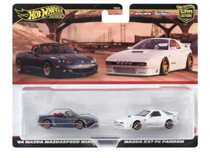 Hot WHeels Premium 04 Mazda Mazda speed Miata Mazda RX7 FC Pandem