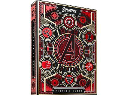 Herní karty Avengers The Infinity Saga červené