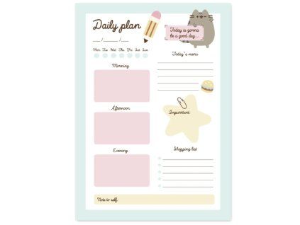 Týdenní plánovač Pusheen A5
