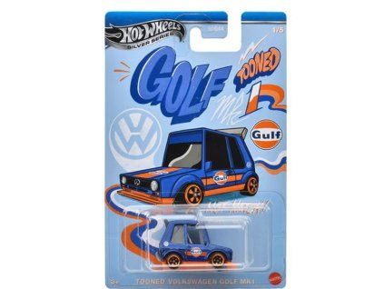 Hot Wheels Tooned Gulf Racing Volkswagen Golf MK1