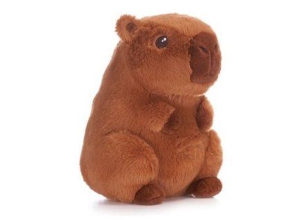 Plyšák Kapybara tmavě hnědá 22cm
