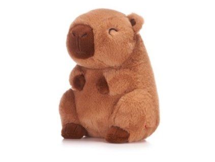 Plyšák Kapybara hnědá 22cm
