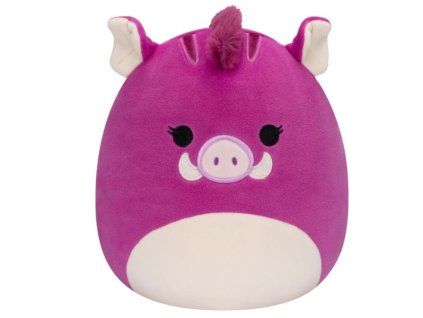 Plyšák Squishmallows Fialový kanec Jenna 20cm
