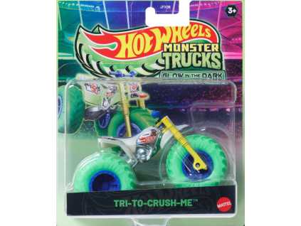 Hot Wheels Monster Trucks Glow In The Dark Tri To Crush Me