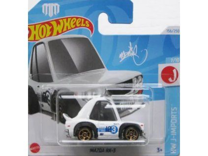 Hot Wheels Mazda RX 3 bílá