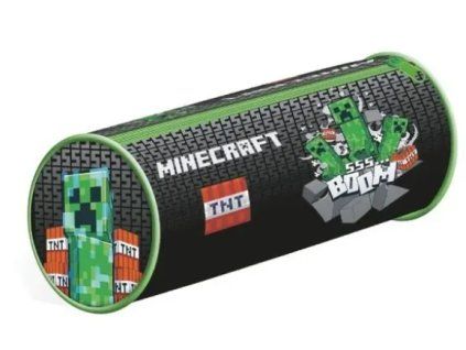 Kulatý penál Minecraft Barrel