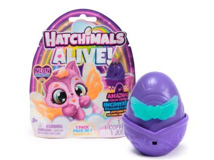 Hatchimals Alive Neon Rainbow Mystery