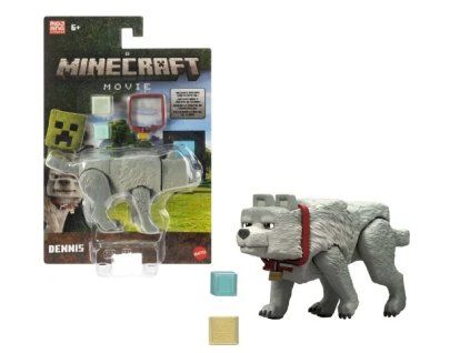 Figurka Minecraft film Dennis the Wolf 10cm