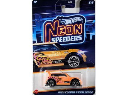 Hot Wheels Neon Speeders Mini Cooper S Challenge
