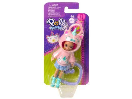 Přívěšek Polly Pocket Hoodie Buddy Unicorn