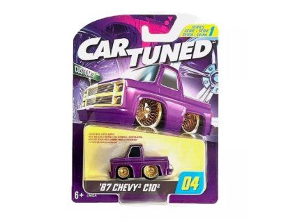 Auto Cartuned 1987 Chevy C10 Purple