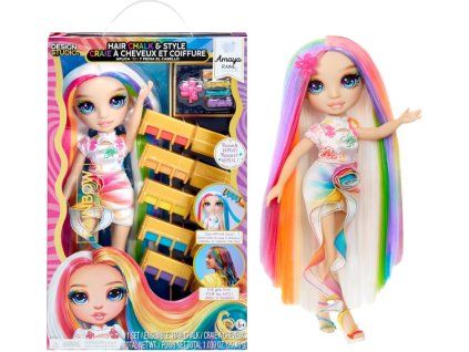 Panenka Rainbow High Amaya Raine s křídami na vlasy