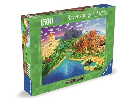 Puzzle Svět Minecraftu 1500dílků