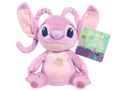 Plyšák Disney Stitch Angel se zvukem 15cm