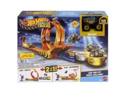 Dráha se smyčkou Hot Wheels Monster Trucks