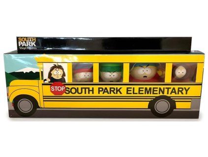 Figurky South Park ve školním autobuse 5ks