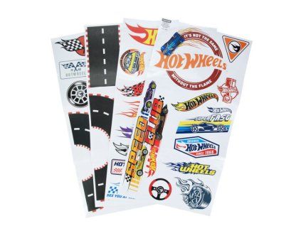Samolepky na zeď Hot Wheels