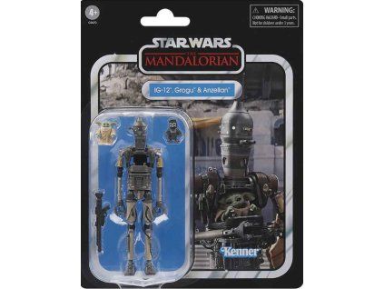 Figurka Star Wars Mandalorian IG 12 Grogu and Anzellan