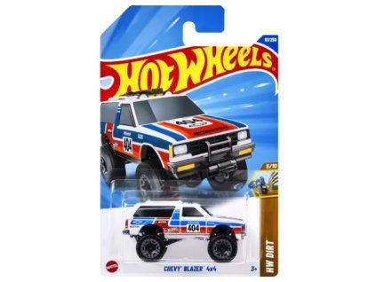 Hot Wheels Chevy Blazer 4x4 bílý