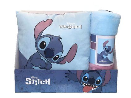 Sada fleecová deka a polštář Disney Stitch