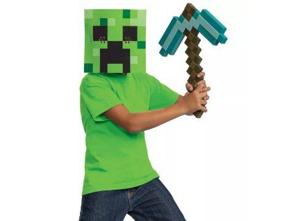 Kostým Minecraft Krumpáč a maska