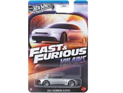Hot Wheels Silver Series Fast and Furious Villains Zozz Delorean Alpha5