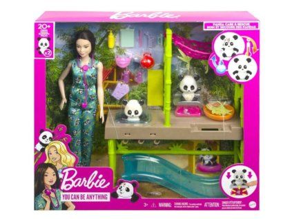 Herní set Barbie Záchrana pandy